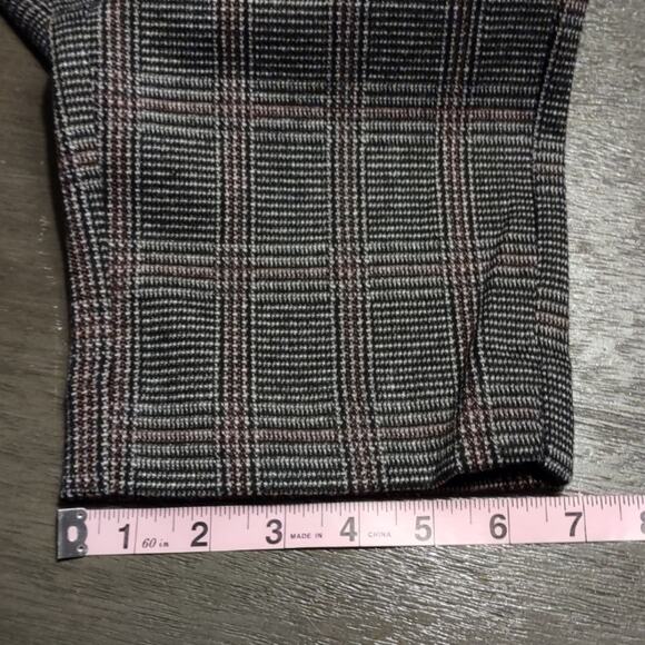 Modcloth Timeless Tailoring Plaid Cropped Pants Size 6 - Picture 8 of 16